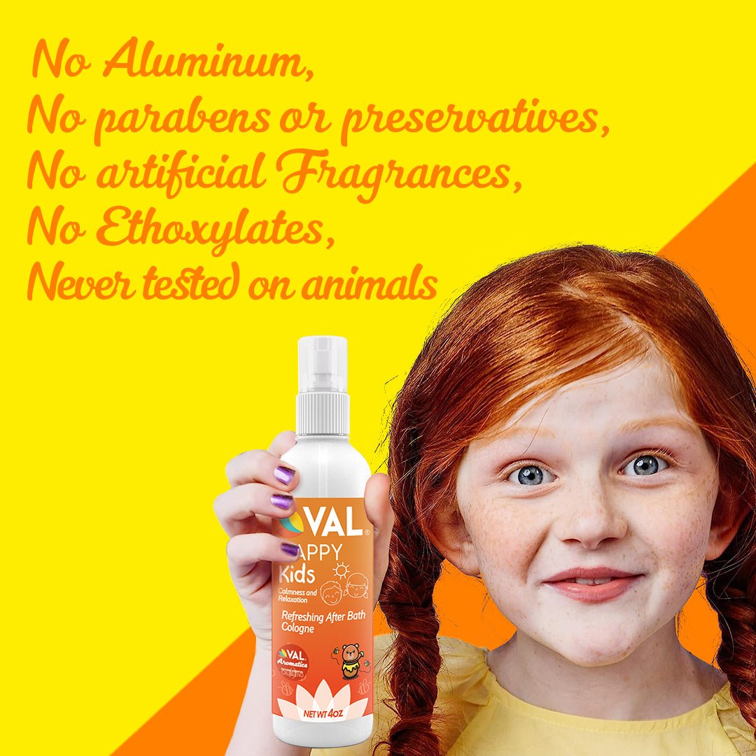 Natural kids cologne – promotes calmness and a refreshing scent